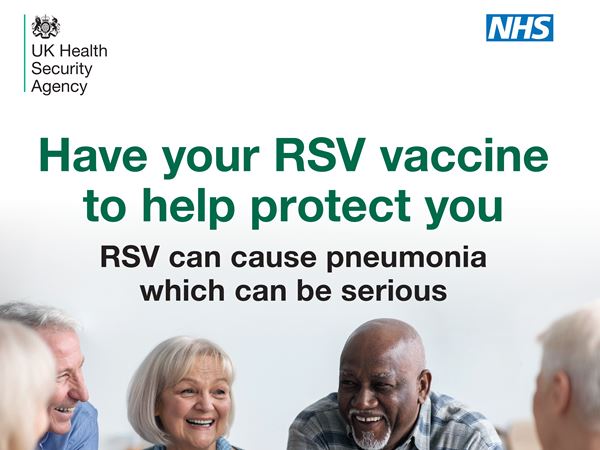 RSV Vaccination promotional NHS poster